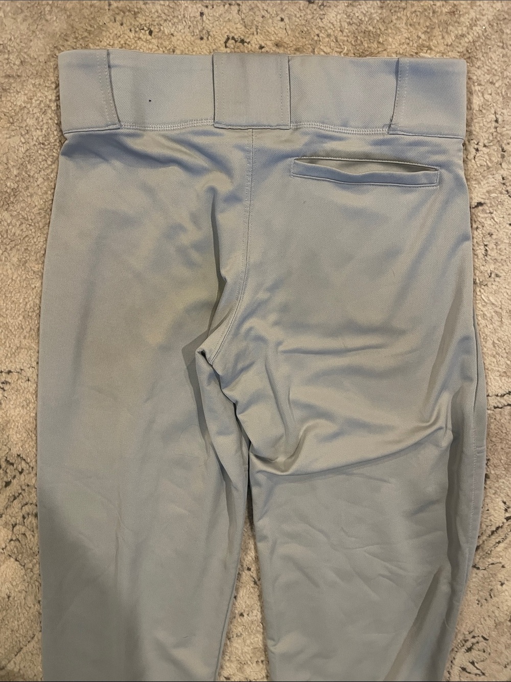 Nike Light Gray Baseball Pants with Black Swoosh - Picture 7 of 12
